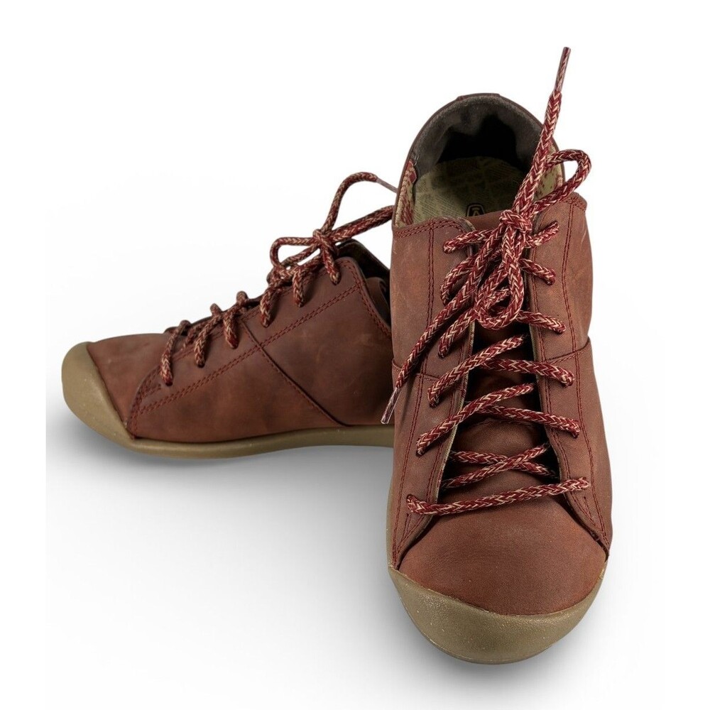 Keen Sienna Oxford Shoes Rust Leather Lace Up 11